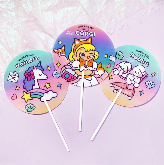 Quạt tròn - cán đũa QU3-004-YC