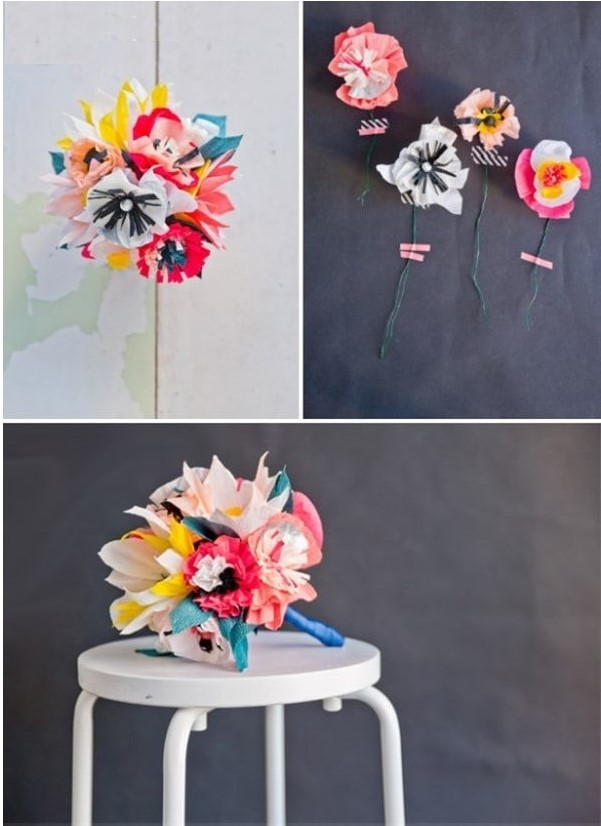 Làm hoa giấy handmade