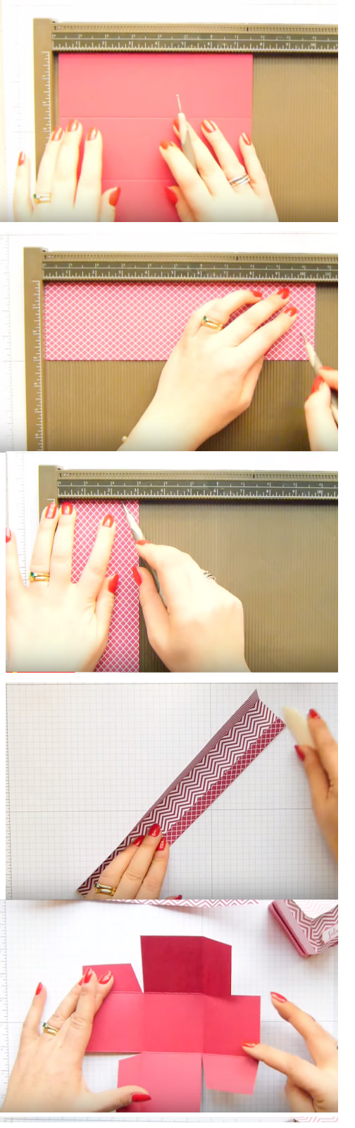Cách làm hộp quà bằng giấy